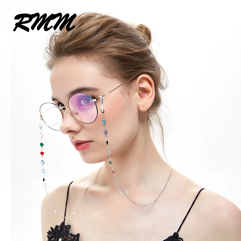 

Роскошные Разноцветные Женские очки в стиле унисекс, цепочка для очков, аксессуары для очков