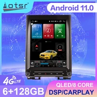128g android 11 tesla style for ford f350 raptor 2014 2015 2016 2019 car radio multimedia player navigation gps headunit no 2din