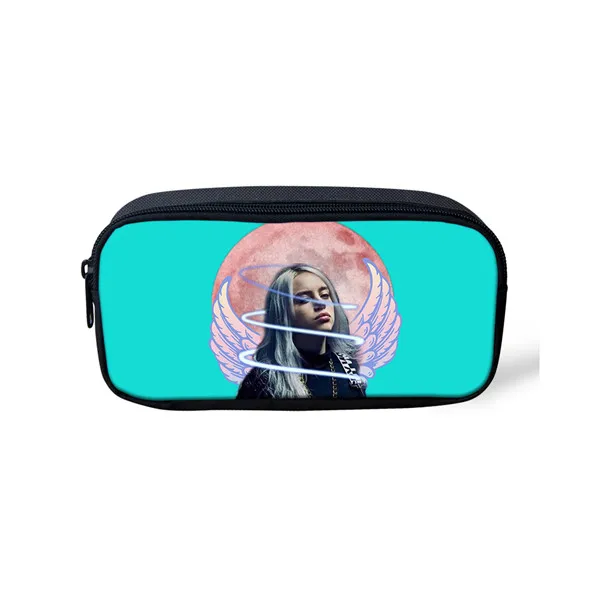 CDZHL731K Thikin Billie Eilish, повседневная Пеналы, сумка для ручек, ручка для девочек, чехол для студенческого макияжа, сумки для хранения, кошельки для ручек для детей - Цвет: CDZHL731K