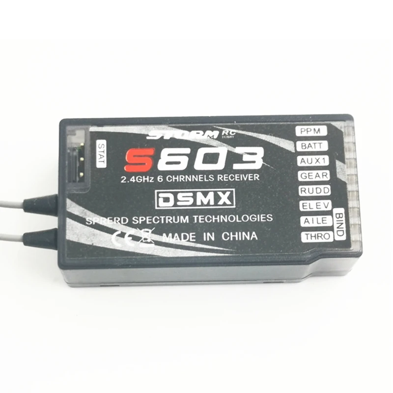 S603 2 4 ГГц 6CH PPM Выход Dsm2 приемник на Dsm Совместимость с квадрокоптера RC JR и Spektrum