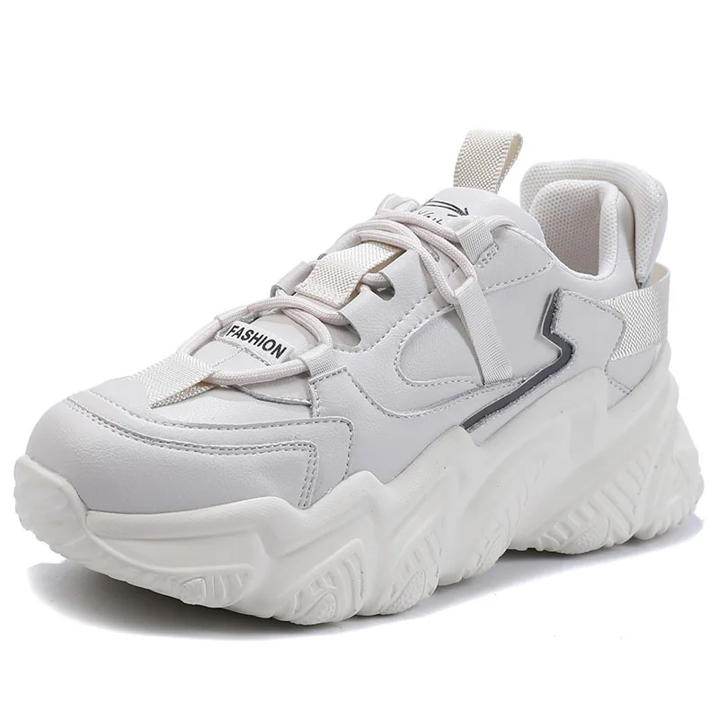 

Tennis Platform Sneakers Women's Shoes 2021 White Sneakers for Womens Baskets Femme Black Shoes Woman Fashion Casual Sneaker New