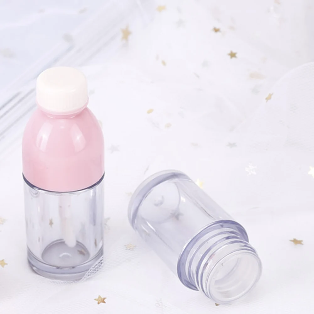 

10pcs Lovely Lip Gloss Tube Empty Bottle Empty Lip Gloss Tube Lip Stain Glaze Lipstick Bottle Beauty Makeup Tool