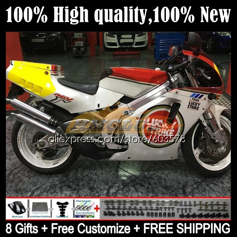 

OEM Bodys For SUZUKI RGV250 RGVT RGV 250 SAPC VJ21 18CL.192 RGVT-250 VJ 21 RGVT250 88 89 RGV-250 1988 1989 Fairings Lucky Strike