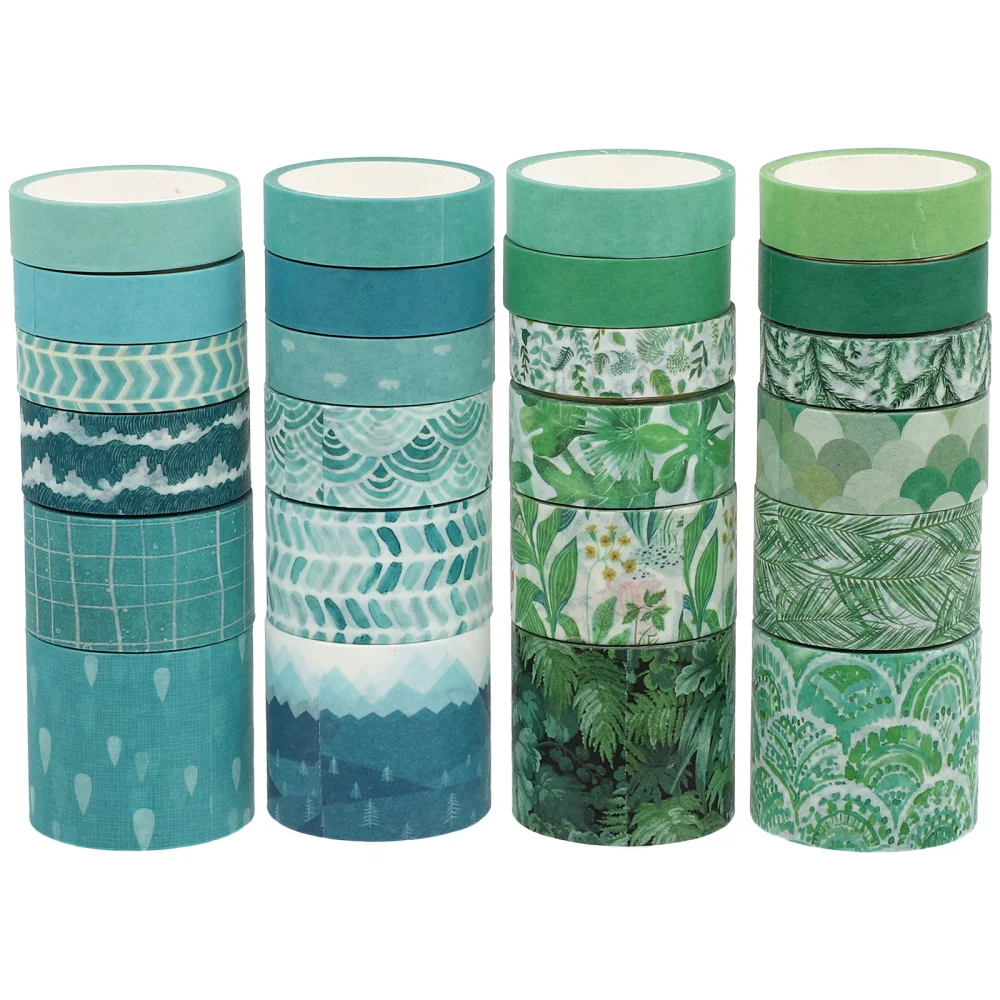

24 Rolls Gift Wrapping Washi Tape Set Decorative Masking Tape for DIY Crafts