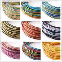 about 55mroll colorful aluminum wire 1mm 1 5mm 2mm jewelry findings for jewelry diy crafts making accessories