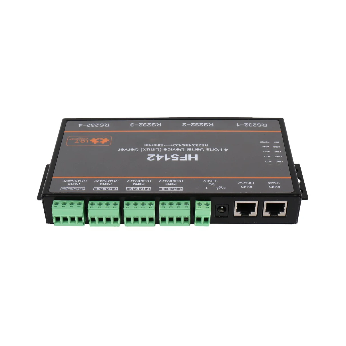 HF5142B промышленный 4 Порты RJ45 RS232/485/422 Serial к Ethernet Бесплатная RTOS последовательный