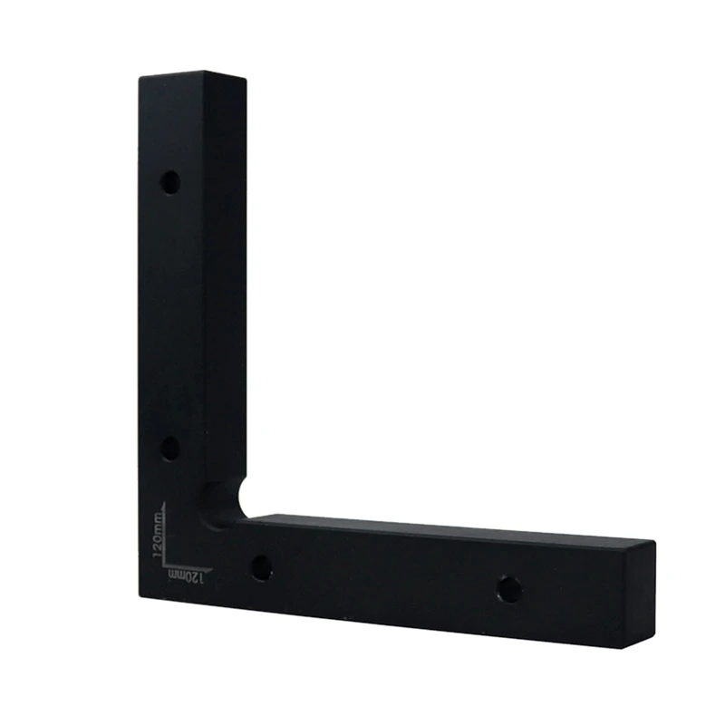 

Woodworking 90 Precision Positioning L Squares Block 120x120mm Right Angle Ruler Imposition Fixing Fixture Measure Tools