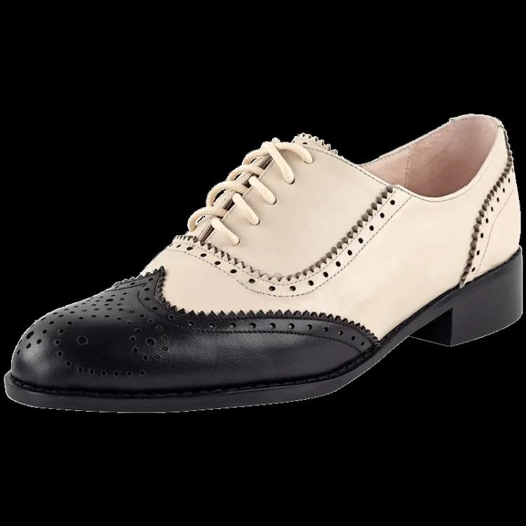 MLJUESE/женские туфли-лодочки Сезон осень-весна Обувь с перфорацией типа броги из