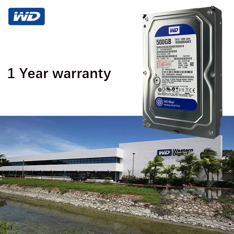 Жесткий диск WD BLUE 500 Гб|hard drive disk|wd blueinternal hard |