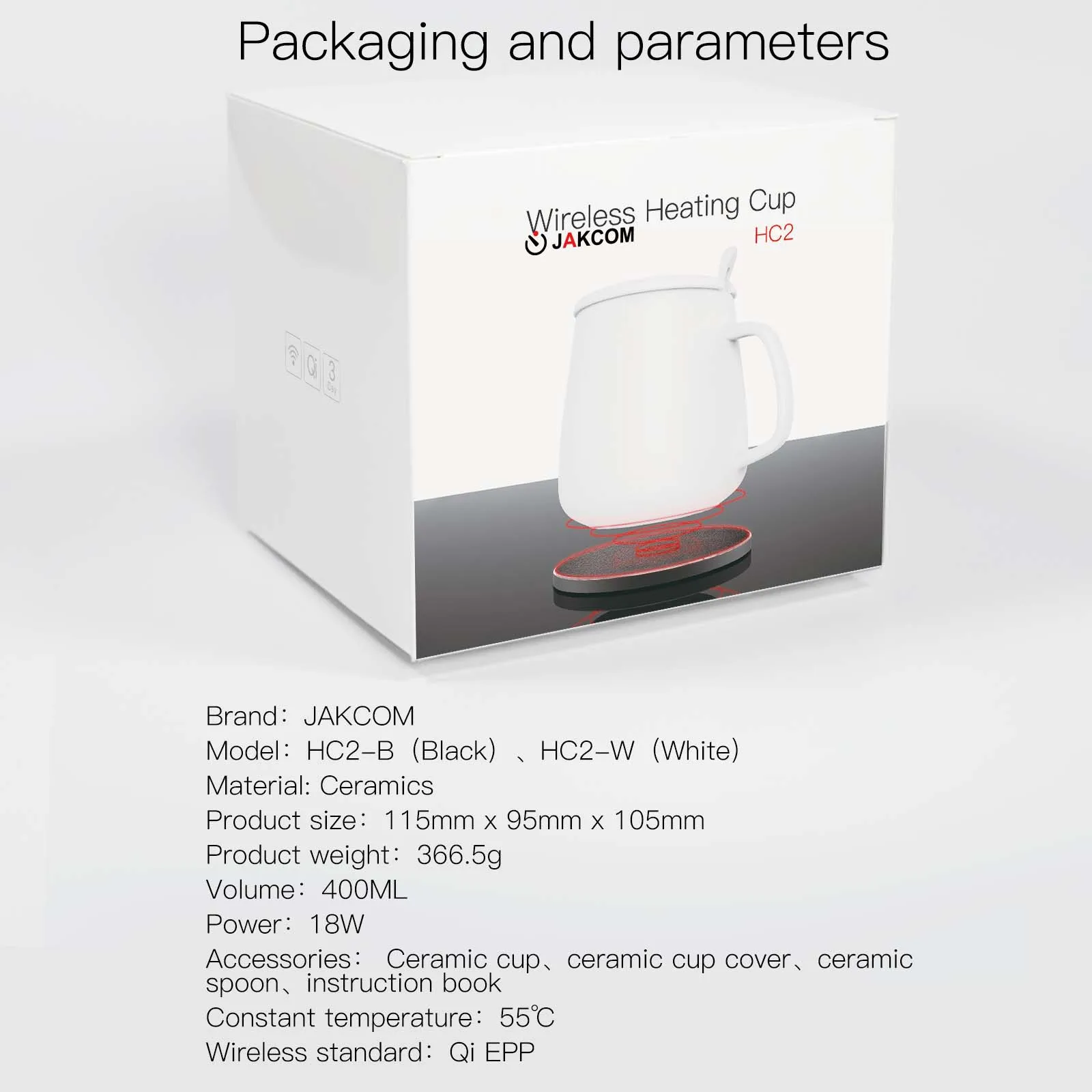 

JAKCOM HC2 Wireless Heating Cup better than computer gadgets usb fans s8 jet ski fast charger cooling fan beseus smart