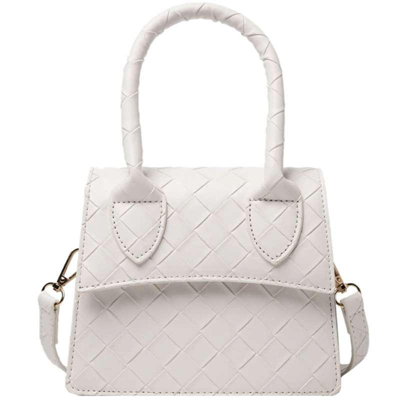 

NEW Fashion Mini Shoulder Bag For Women Luxury Handbags Purse Weaving Women Crossbody Bags Brand Designer PU Leather Tote Bag