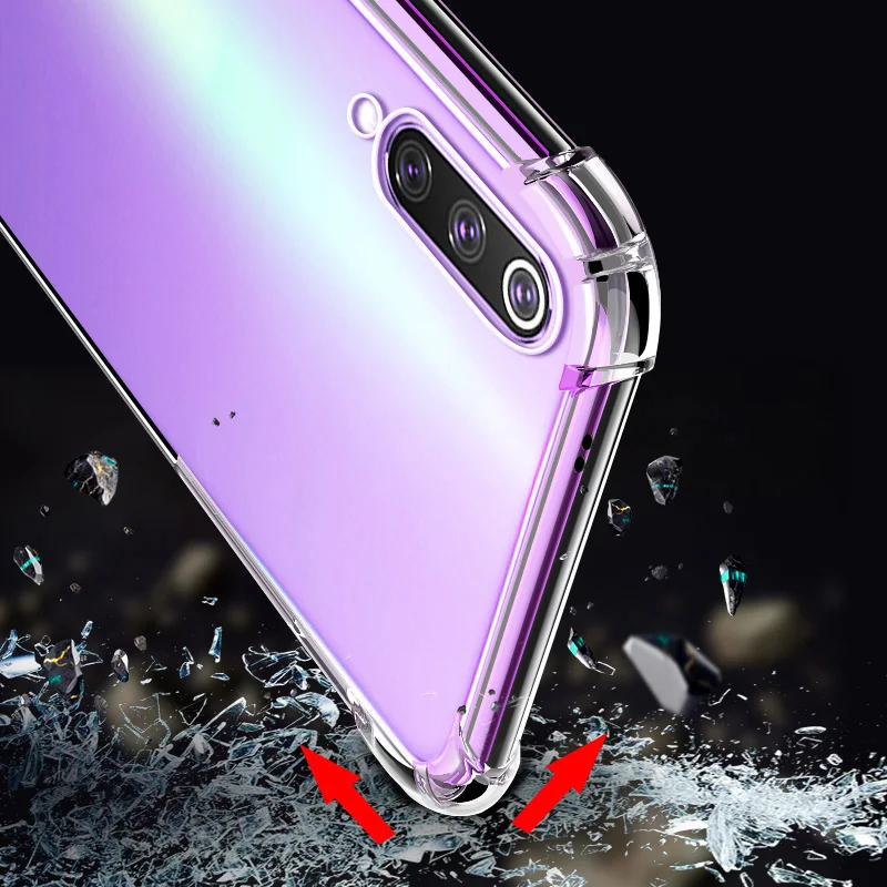 Силиконовый мягкий прозрачный чехол для Xiaomi Mi 8 Lite 9 SE 10 Redmi S2 3S 4A 4X 5 Plus 5A 6 Pro 6A Note 3 4
