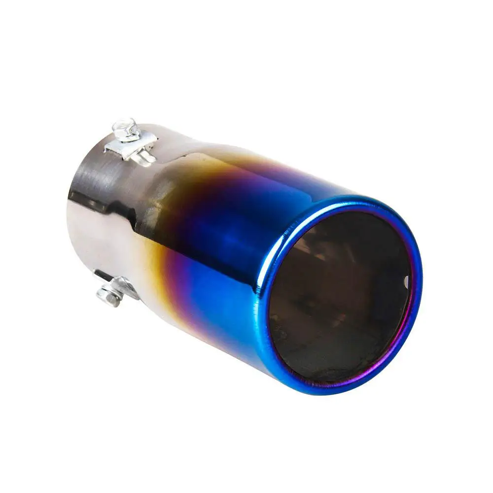 

Universal Car Auto Exhaust Muffler Tip Stainless Steel Pipe Chrome Trim Modified Car Rear Tail Throat Liner Accessories