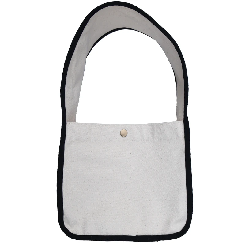 

2021 New Korean lunch casual bag simple hand-held lunch box bag students shoulder bag oblique canvas bag
