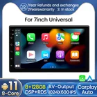 Универсальный MP5-плеер 2din 7 дюймов Apple Carplay и Android авто FM Bluetooth автомобильная Автомагнитола для Nissan Toyota универсальная двойная Din