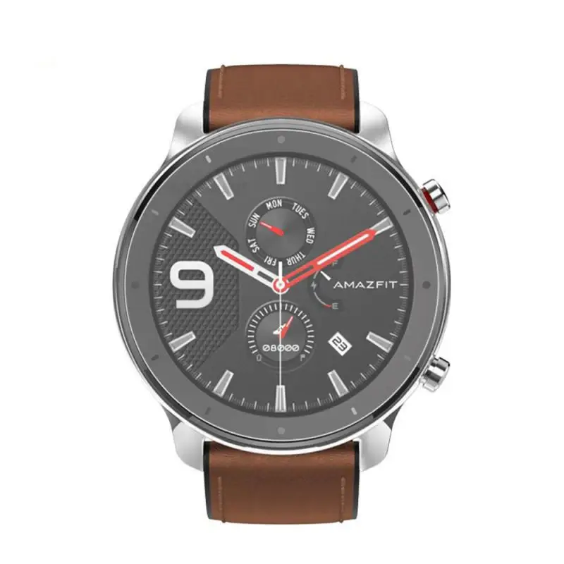 For AMAZFIT GTR Clear Film Tempered Glass Screen Protector Smart Watch Prevent Scratches Absorb Shocks Xiaomi Huawei | Электроника