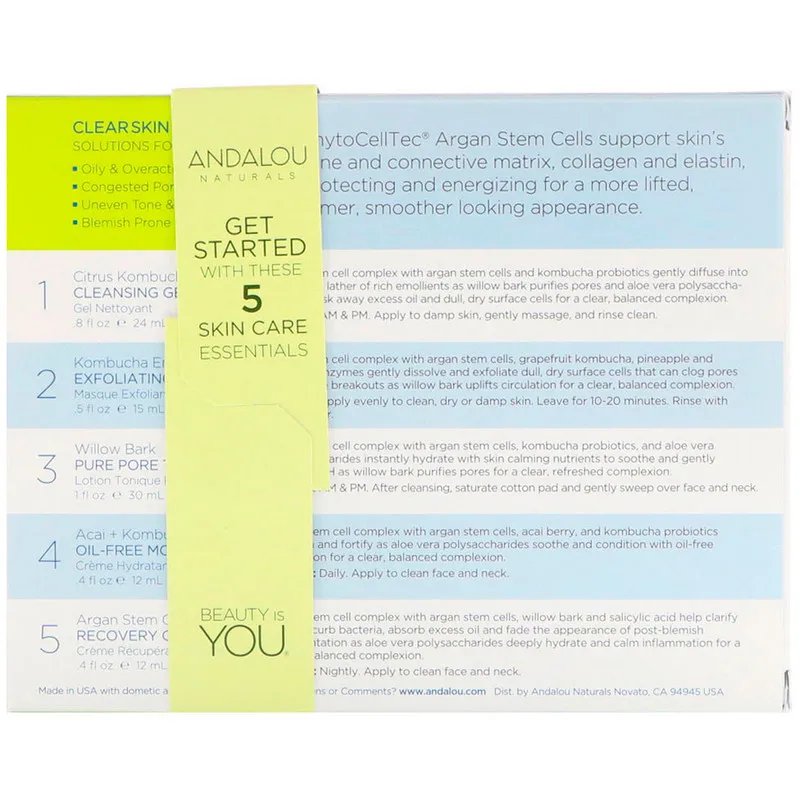 

Start Purifying,Skin Care Essence,Nut Oil,Shrink Pores,Moisturizing,Set of 5