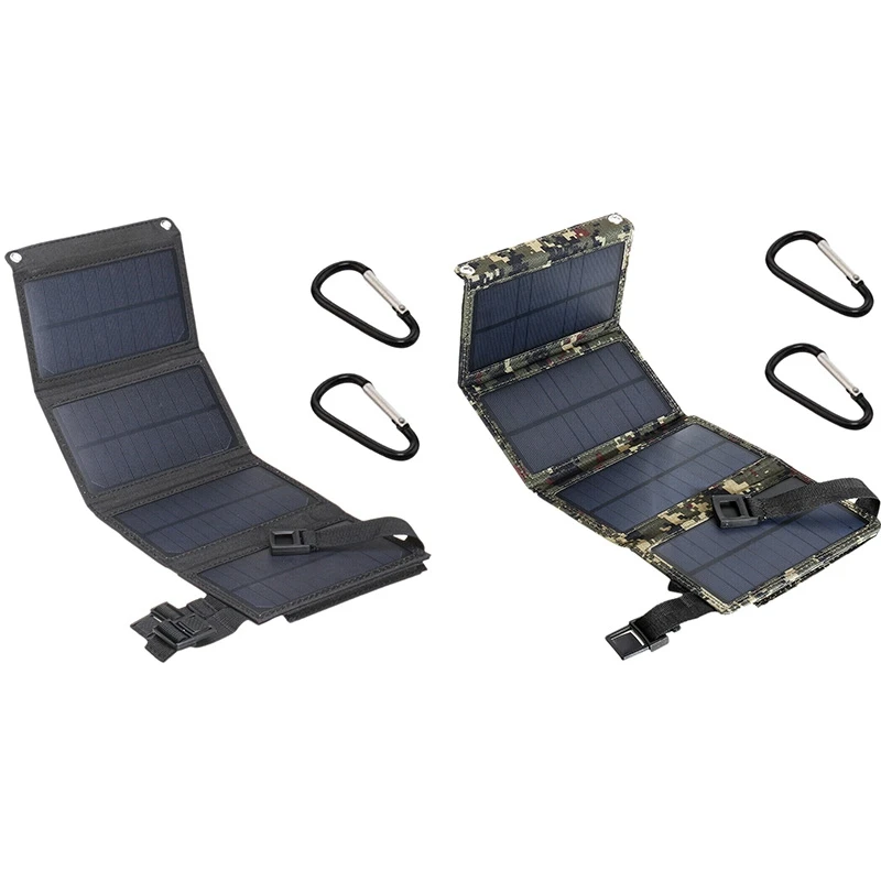 15W 5V 2A солнце Мощность Usb складной Панели солнечные кемпинг Пеший Туризм телефон