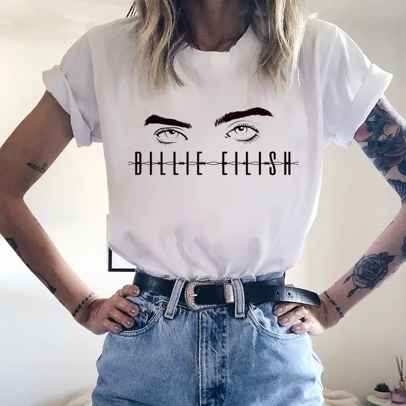 Новинка Billie Eilish белая футболка Черная Мужская футболка Titanfall BE Logo Print Модальные Мягкие Летние топы с коротким рукавом Homme