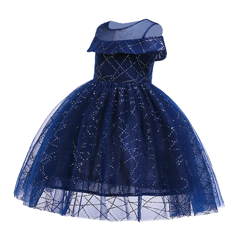 Летнее платье для девочек однотонная модная детская одежда платья От 3 до 8 лет