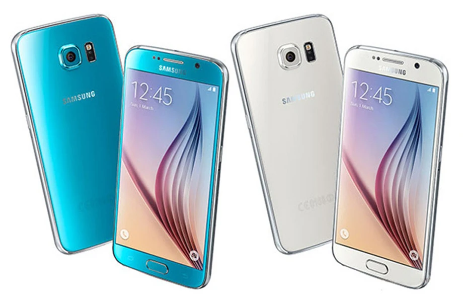 Samsung Galaxy S6 G920F,, разблокированный, 4G, GSM, Android, мобильный телефон, четыре ядра, 5,1 дюймов ram, 3 ГБ rom, 32 ГБ, 16 МП, NFC