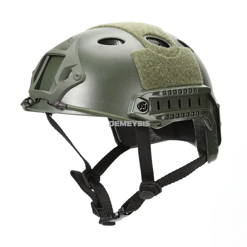 Half-covered Tactical Fast Helmet BJ PJ MH Outdoor Hunting Wargame CS Protection Helmets Army Military Airsoft Paintball | Спорт и