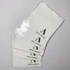 300 шт., 8 х8 см, индивидуальные полированные мешки из микрофибры для чистки ювелирных изделий