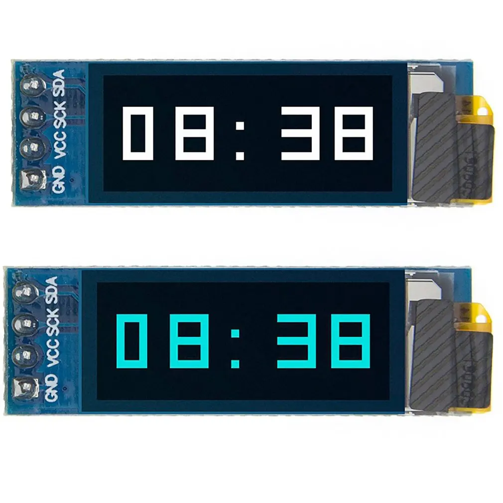 091 inch OLED Module 091 WhiteBlue OLED 128X32 OLED LCD LED Display Module 091 IIC Communicate for Arduino AVR STM32
