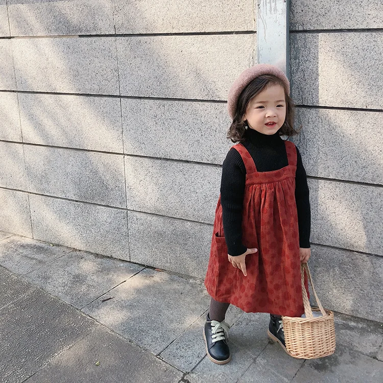 Зимнее модное плотное Двухслойное флисовое платье-комбинезон в горошек для