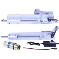 12v24v telescopic reciprocating linear actuator metal gear reduction motor dc linearly motor diy machine speed control power