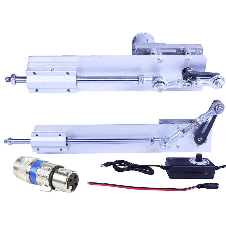 Motor de Redução da Engrenagem Controle de Velocidade Telescópica Reciprocating Atuador Linear Metal dc Motor Linearly Faça Você Mesmo Máquina Potência 12v – 24v