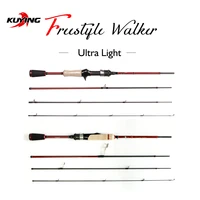 kuying freestyle ul ultra light 1 8m 6 spinning casting fishing lure rod mini travel packet pocket stick pole cane 1 7g lure