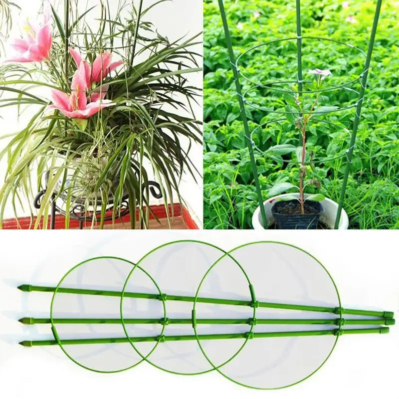 

Climbing Plant Cage Garden Trellis Flowers Stand Rings Vine Cage Tomato Rack Tomato Durable Creative Climbing Support