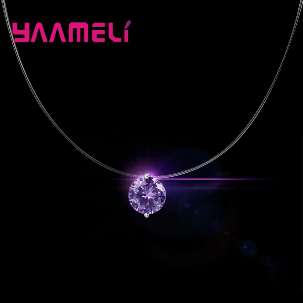 Big Promotion Casual Necklace For Women Charm Original Design Jewelry 8 Color 2 Claw Crystal Gift Shiny AAA Zirconia | Украшения и