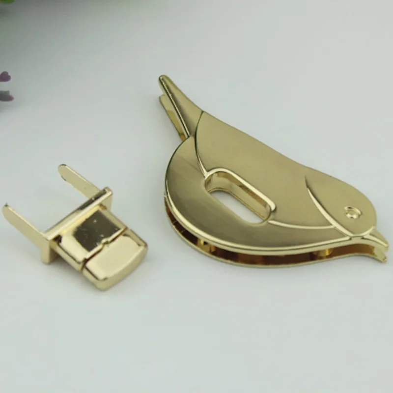 Металлическая застежка в форме птицы поворотный замок для самостоятельной