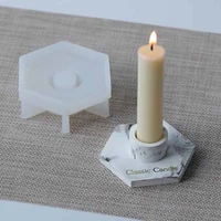 silicone mold concrete candlestick candlestick epoxy resin molds handmade cement ashtray mould craft candle holder tools party