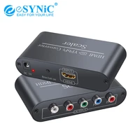 esynic hdmi to ypbpr converter hdmi to component vedio with scaler adapter hdmi in component rl audio out for hdtv box pc ps3
