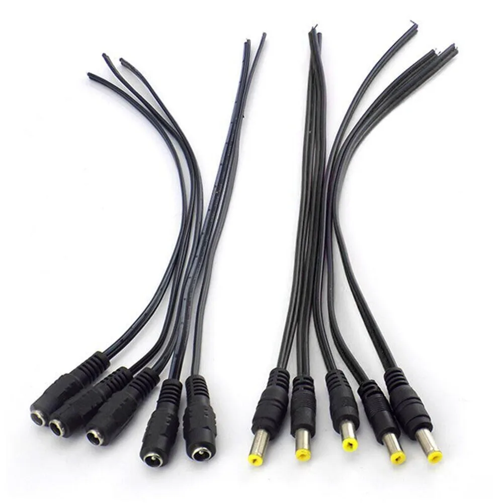 Переходник постоянного тока с вилкой 12 В разъемы питания штекер гнездо кабель