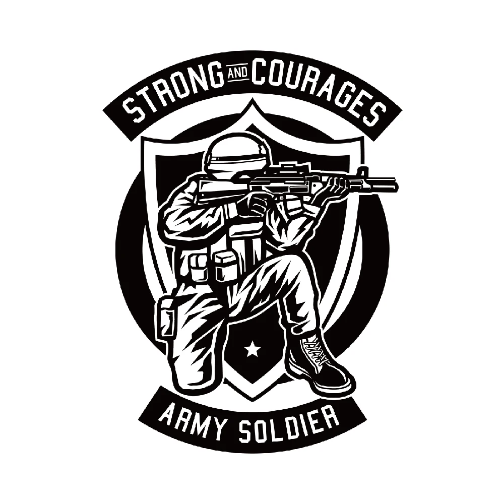 

Hot Military Printed Car Sticker Funny Motorcycle Car Styling PVC Stickers On Car