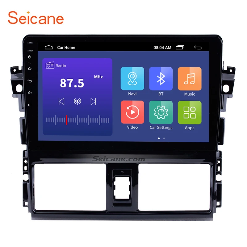 Seicane 2Din Android 9 1 Автомобильный GPS авто радио 10 дюймов Wifi мультимедийный