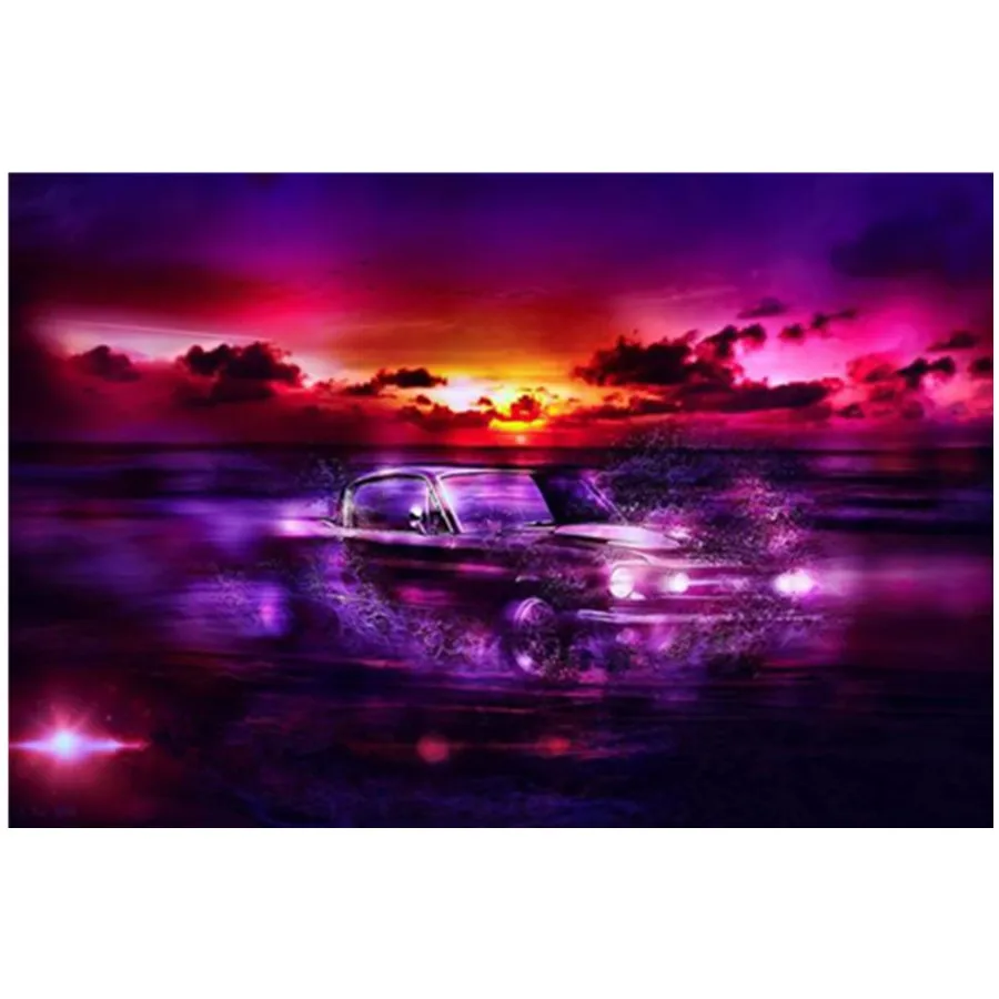 

Diamond Painting Kit Full Round Drill Forest Hut With Sea View Diamond Embroidery Mosaic Cross Stitch Home Decoration Gift