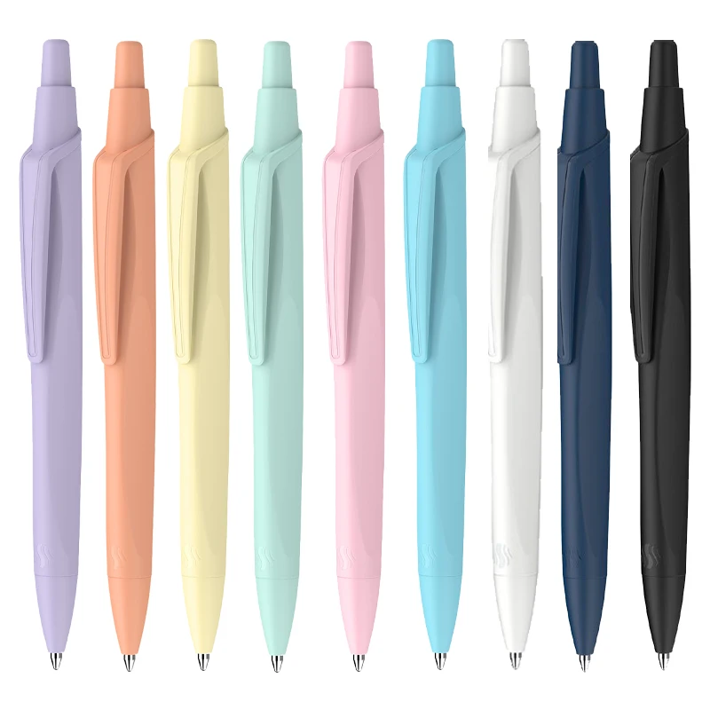 Bolígrafo de Gel alemán Schneider Reco de 0,5mm, bolígrafo de Gel de prensa de Color Macaron, Simple examen de estudiante, bolígrafo negro especial de secado rápido
