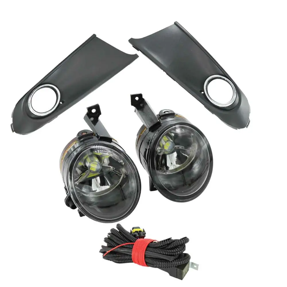 Решетка противотуманной фары светодиодные передние в сборе для VW Polo Vento Sedan Saloon 2011