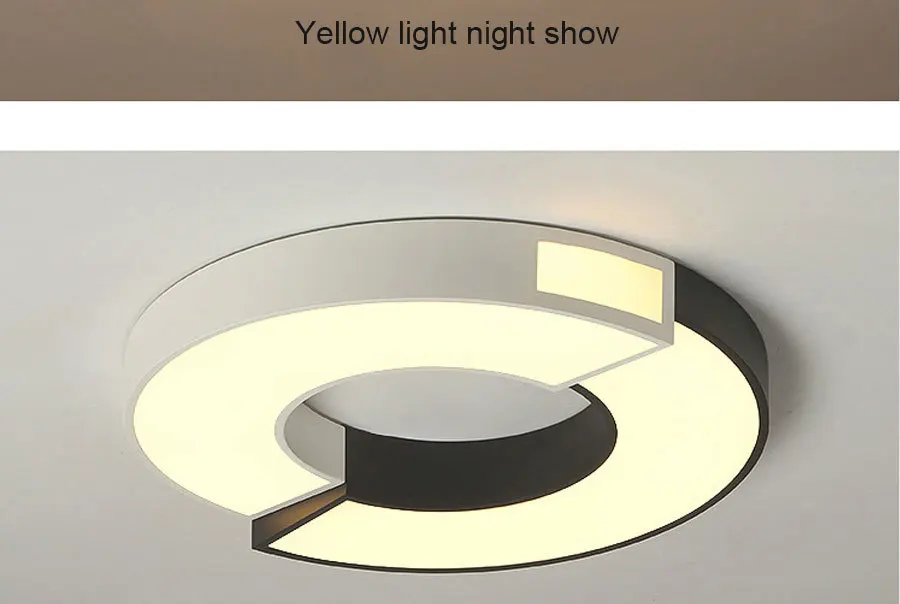 Современный квадратный светодиодный потолочный светильник для гостиной, белые потолочные лампы, осветительный прибор для спальни, светодиодный потолочный светильник