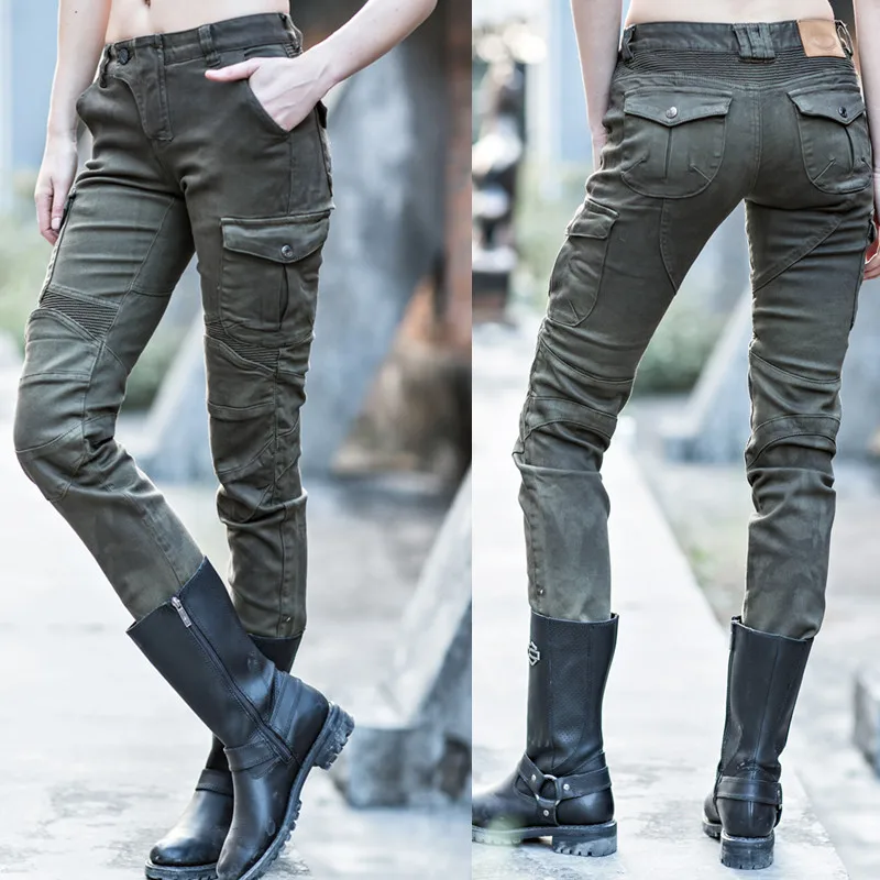 Углиброс женские мотоциклетные джинсы для безопасного катания на открытом воздухе, защиты и безопасности при езде на мотоцикле, брюки Панталоны Мото Мотокросс размер: 25-27 дюймов.