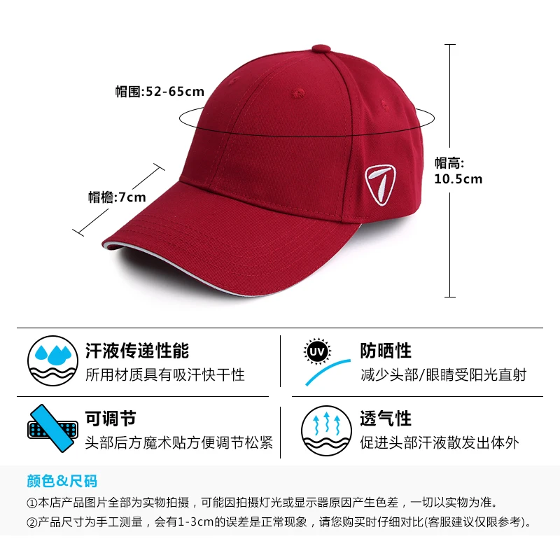 Спортивная Кепка Teloon для мужчин и женщин Мужская солнцезащитная тенниса бейсбол