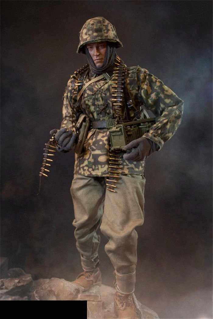 DID 1/6 полный набор второй мировой войны немецкий D80125 3RD SS танковая дивизия MG34 Gunner Solider фигурка модель для фанатов