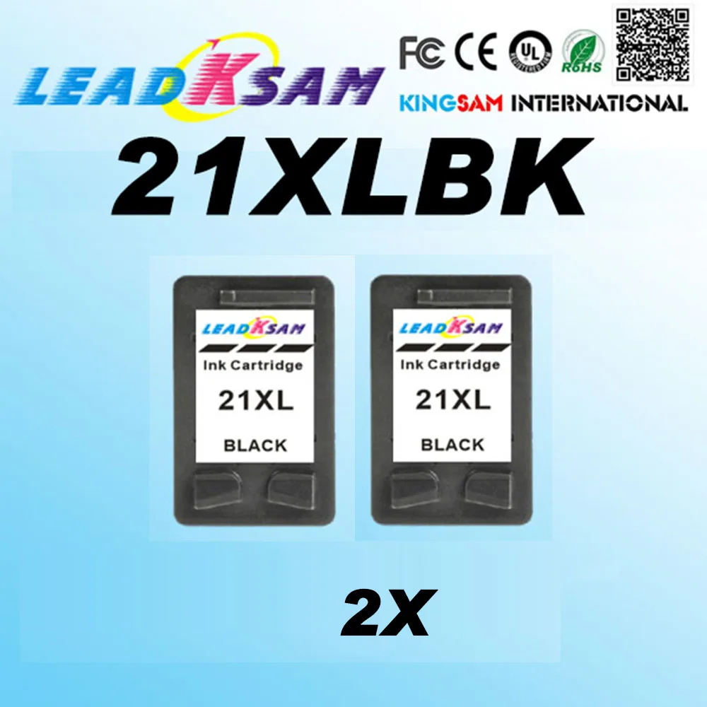 Картридж LeadKsam для принтера 21xl Deskjet F380 F2180 F2280 F4180 2 шт.|Чернильные картриджи| |