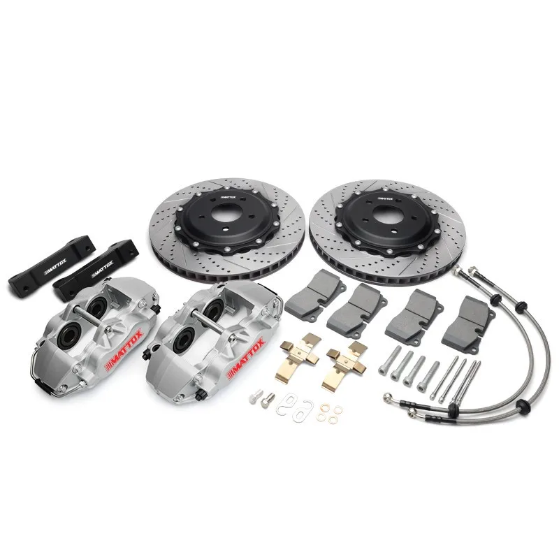 MATTOX гоночный тормозной ротор 330*28 мм с 4 поршнями Комплект переднего тормоза для