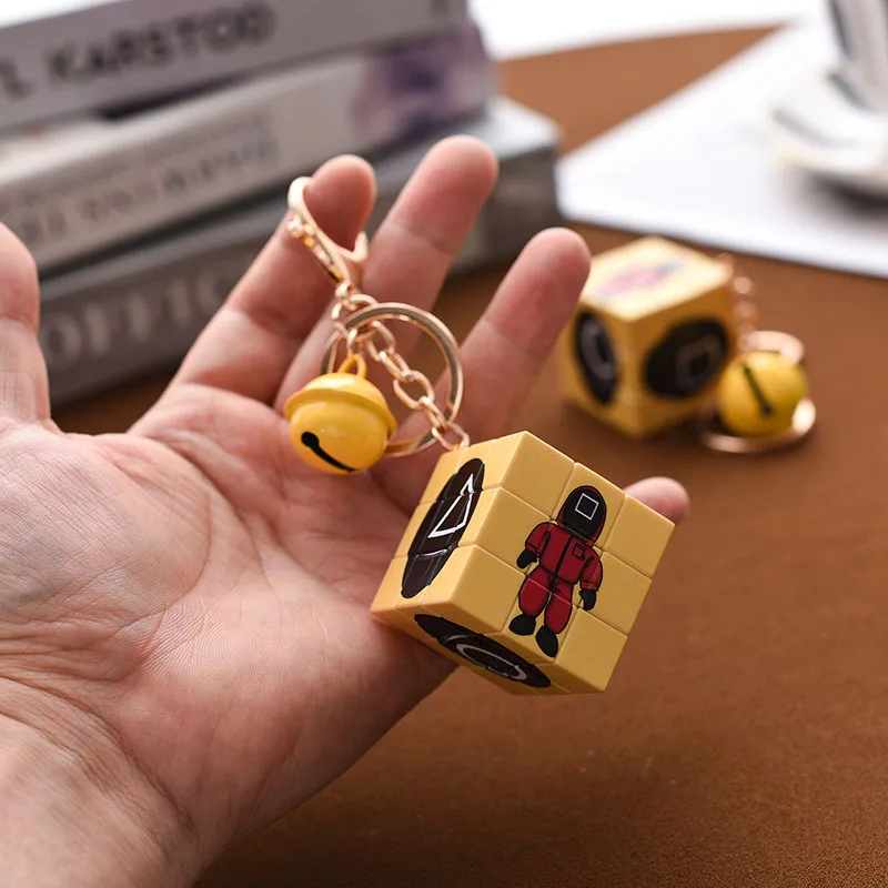 

Корейский кубик сквидигры, брелок, игрушка для снятия стресса, облегчения тревоги, ручная игрушка, подарки для взрослых и детей